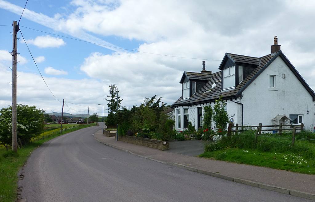 Bellfield Road at 'Douglasdale'. 23rd June 2015